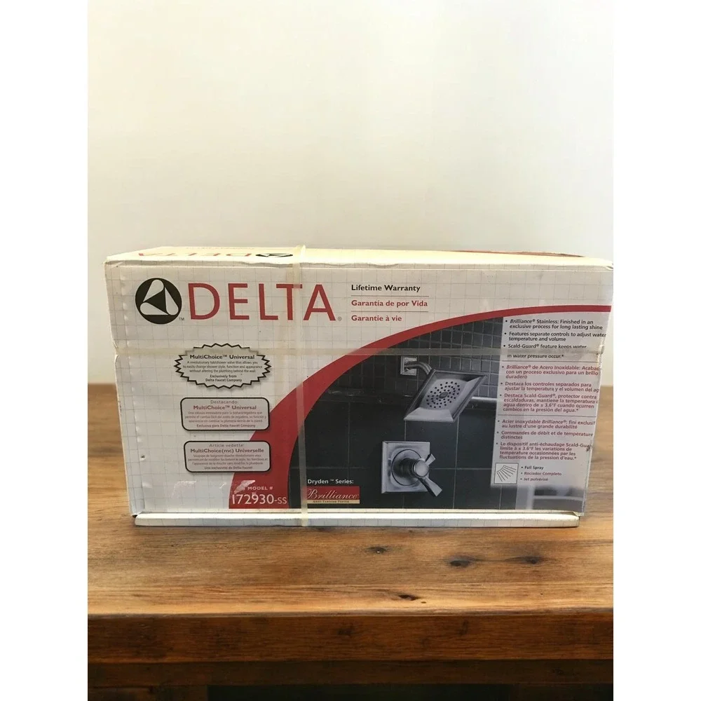 Delta DRYDEN Monitor(R)‎ 17 Series Shower Trim in Stainless 172930-SS
